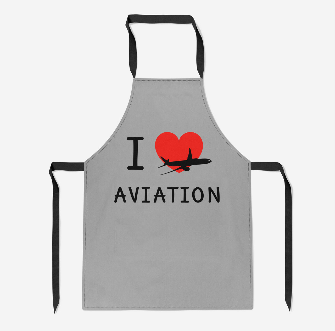 I Love Aviation Designed Kitchen Aprons