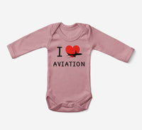 Thumbnail for I Love Aviation Designed Baby Bodysuits