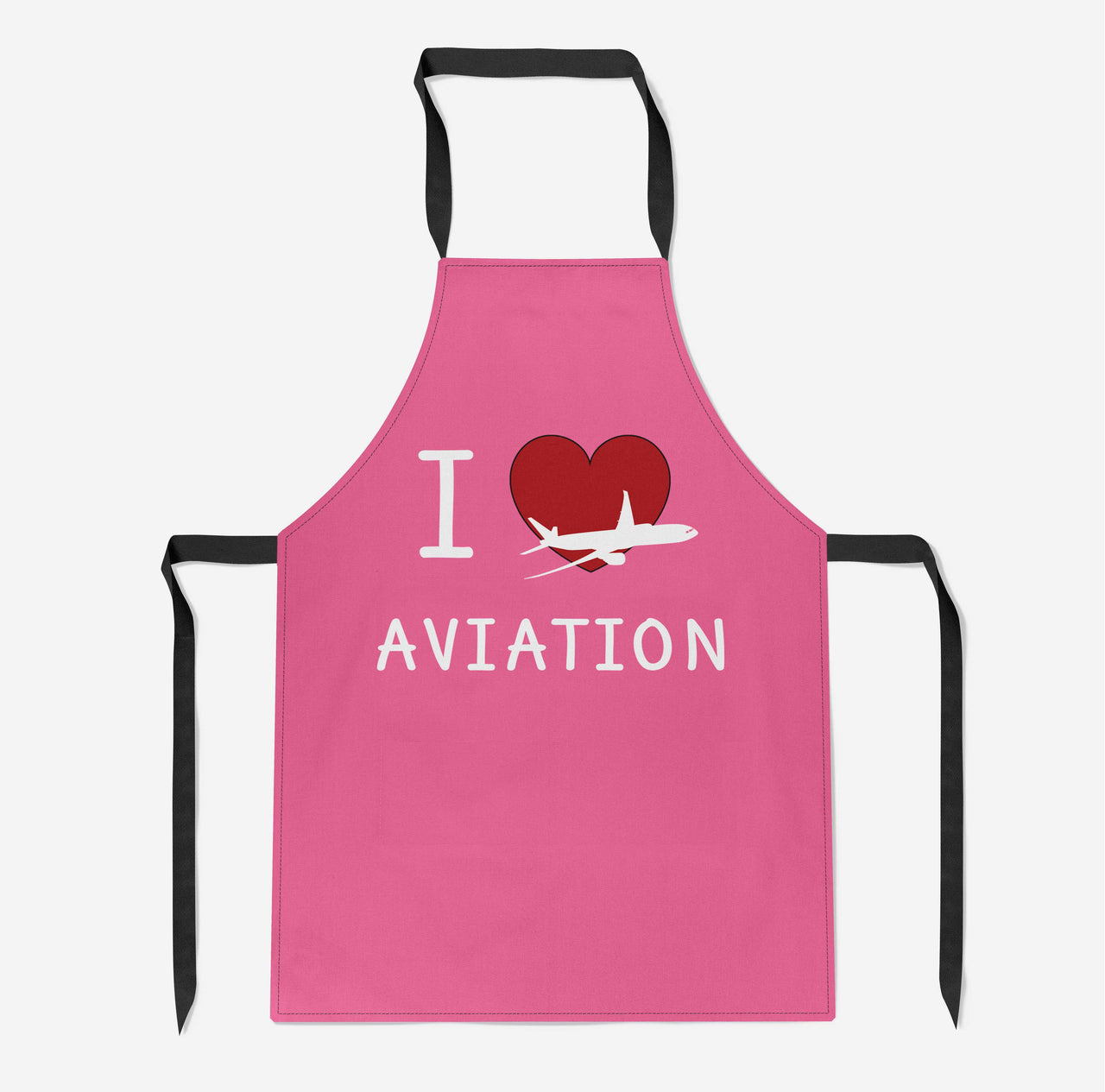 I Love Aviation Designed Kitchen Aprons