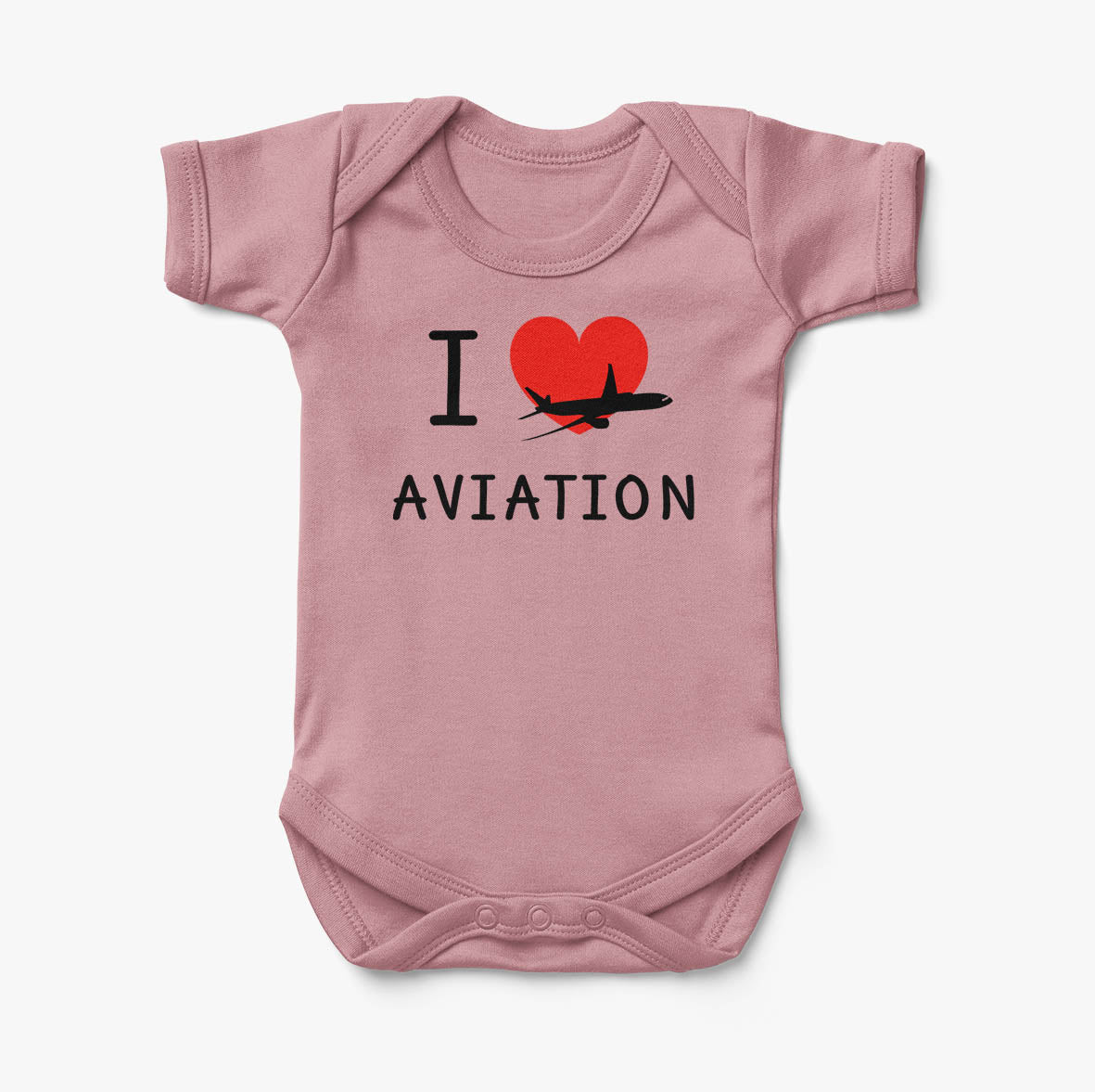 I Love Aviation Designed Baby Bodysuits