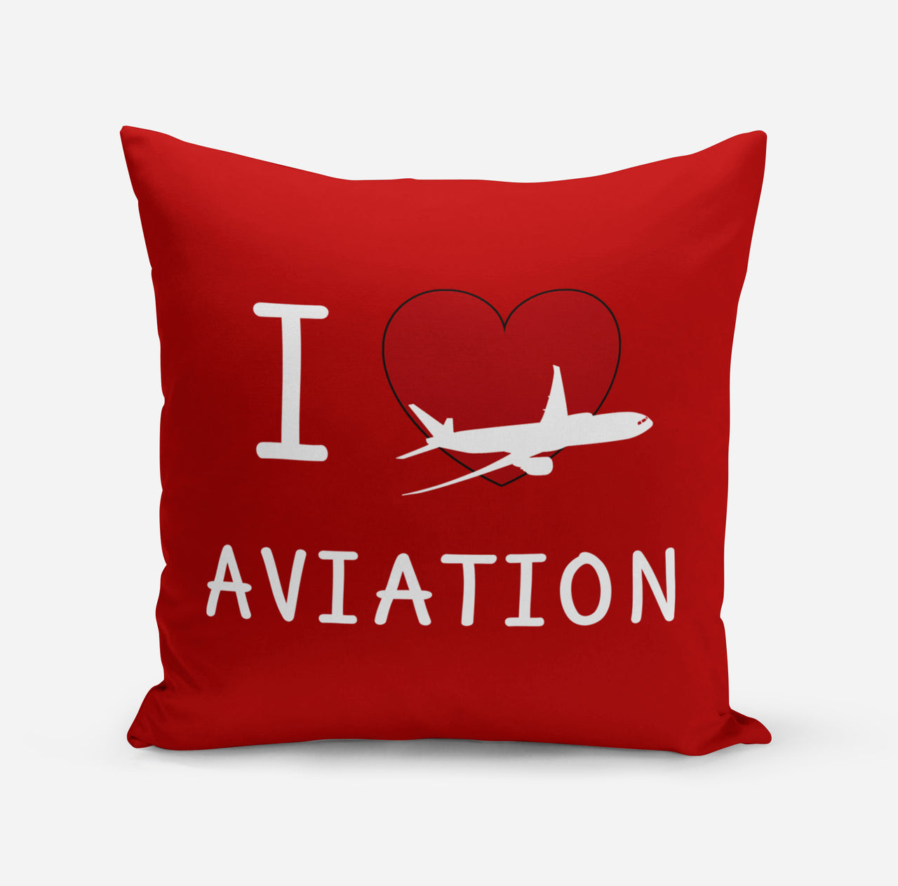 I Love Aviation Designed Pillows