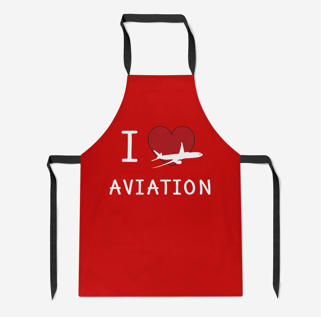 I Love Aviation Designed Kitchen Aprons