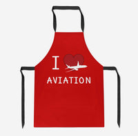 Thumbnail for I Love Aviation Designed Kitchen Aprons