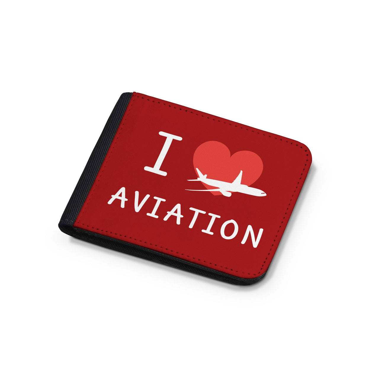 I Love Aviation Designed Wallets