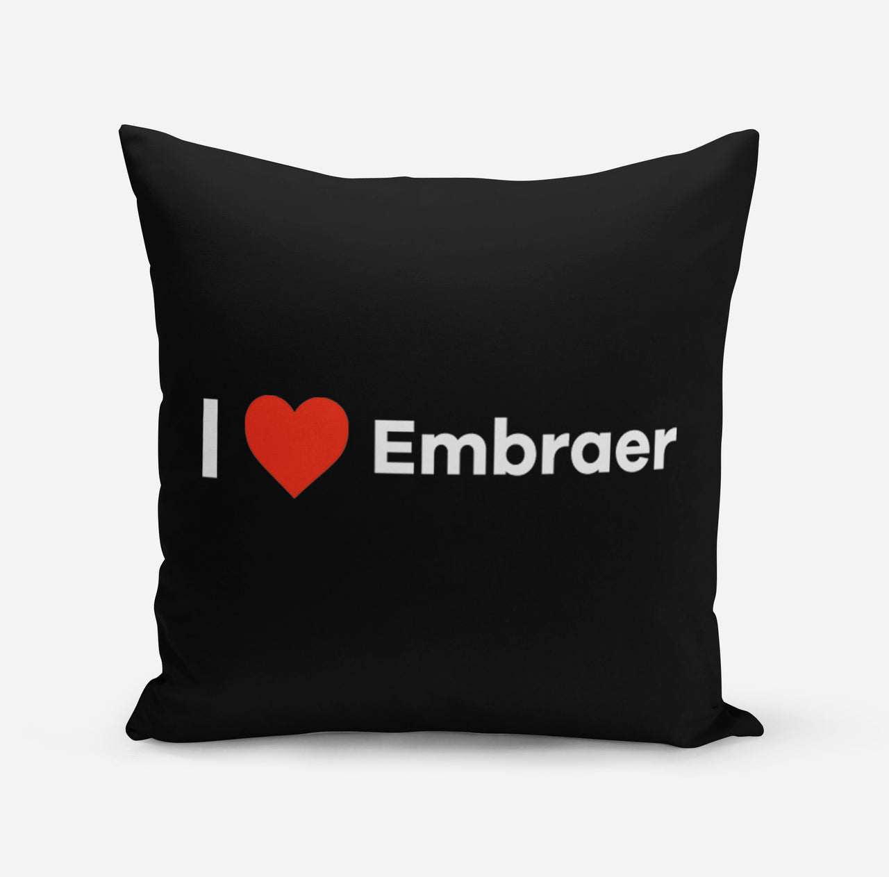 I Love Embraer Designed Pillows