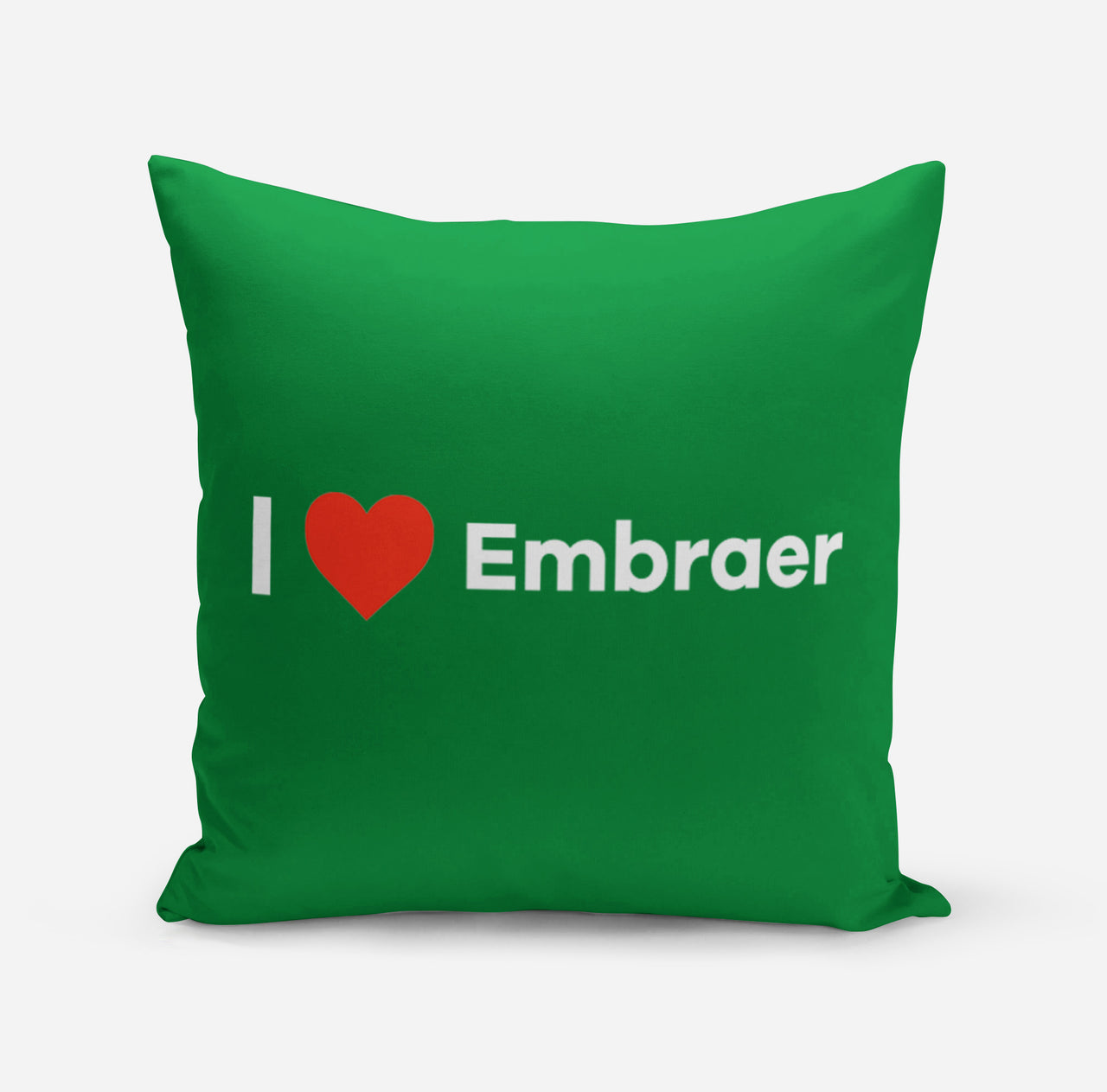 I Love Embraer Designed Pillows