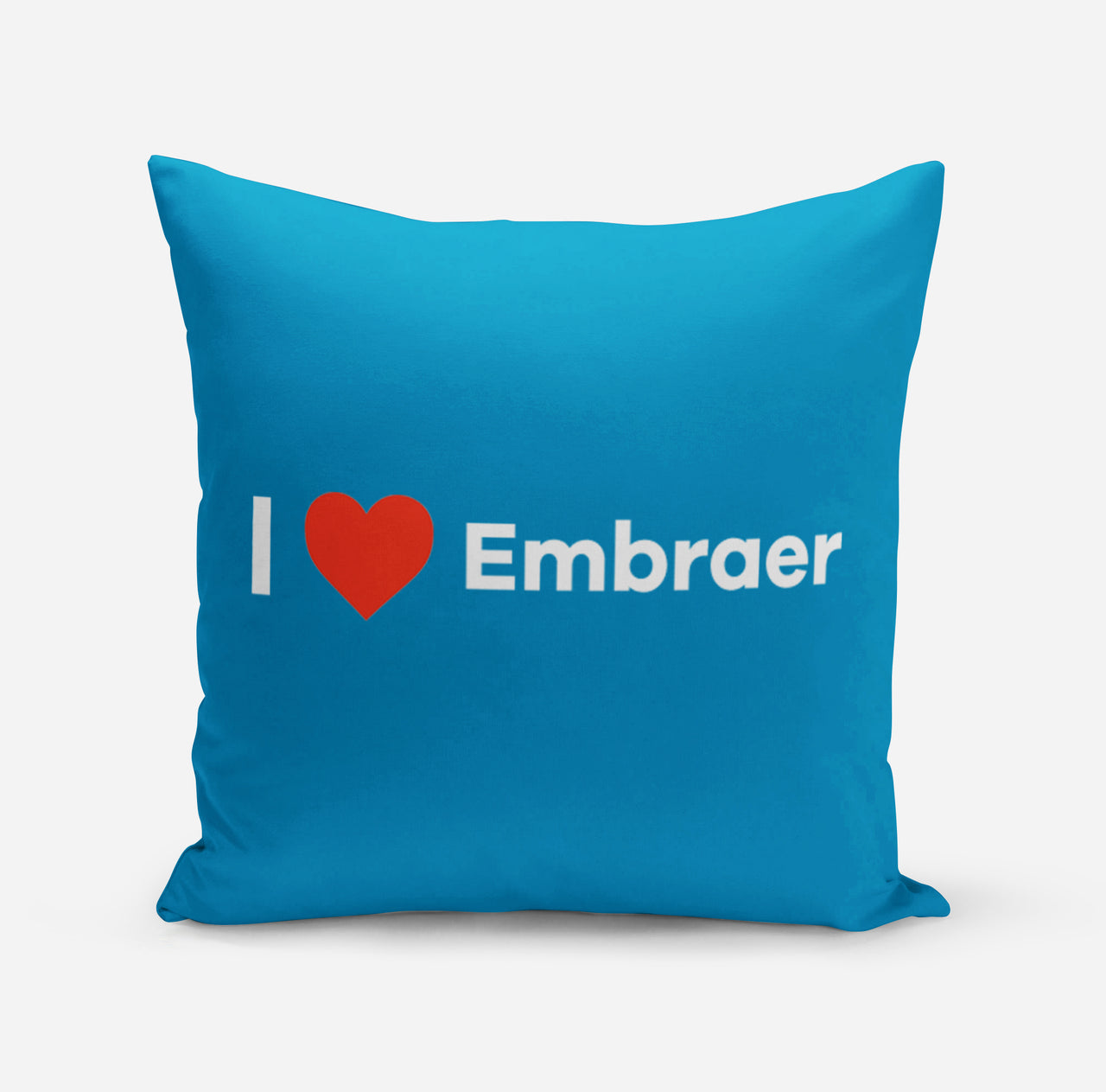 I Love Embraer Designed Pillows