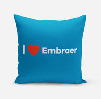 Thumbnail for I Love Embraer Designed Pillows