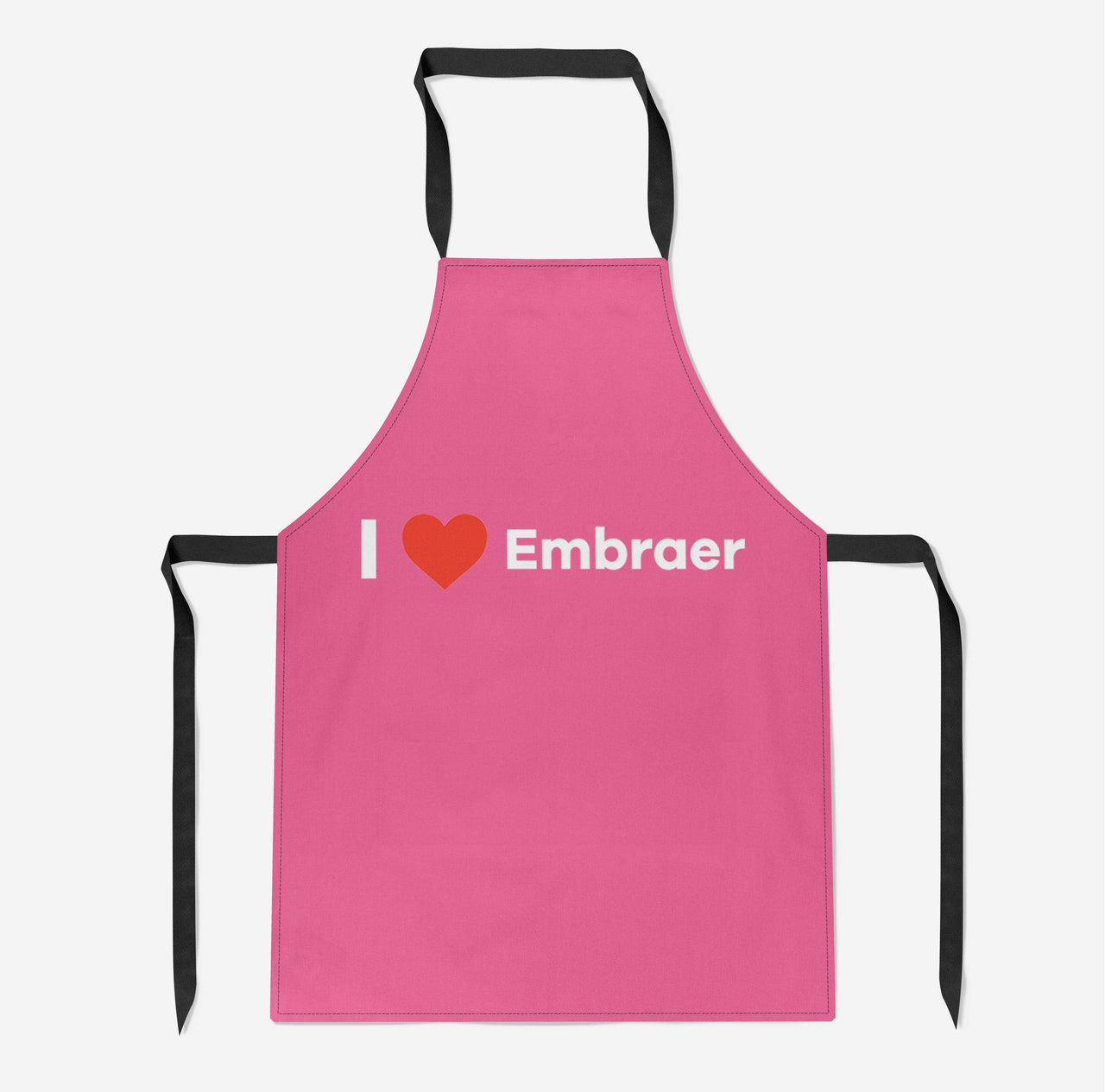 I Love Embraer Designed Kitchen Aprons