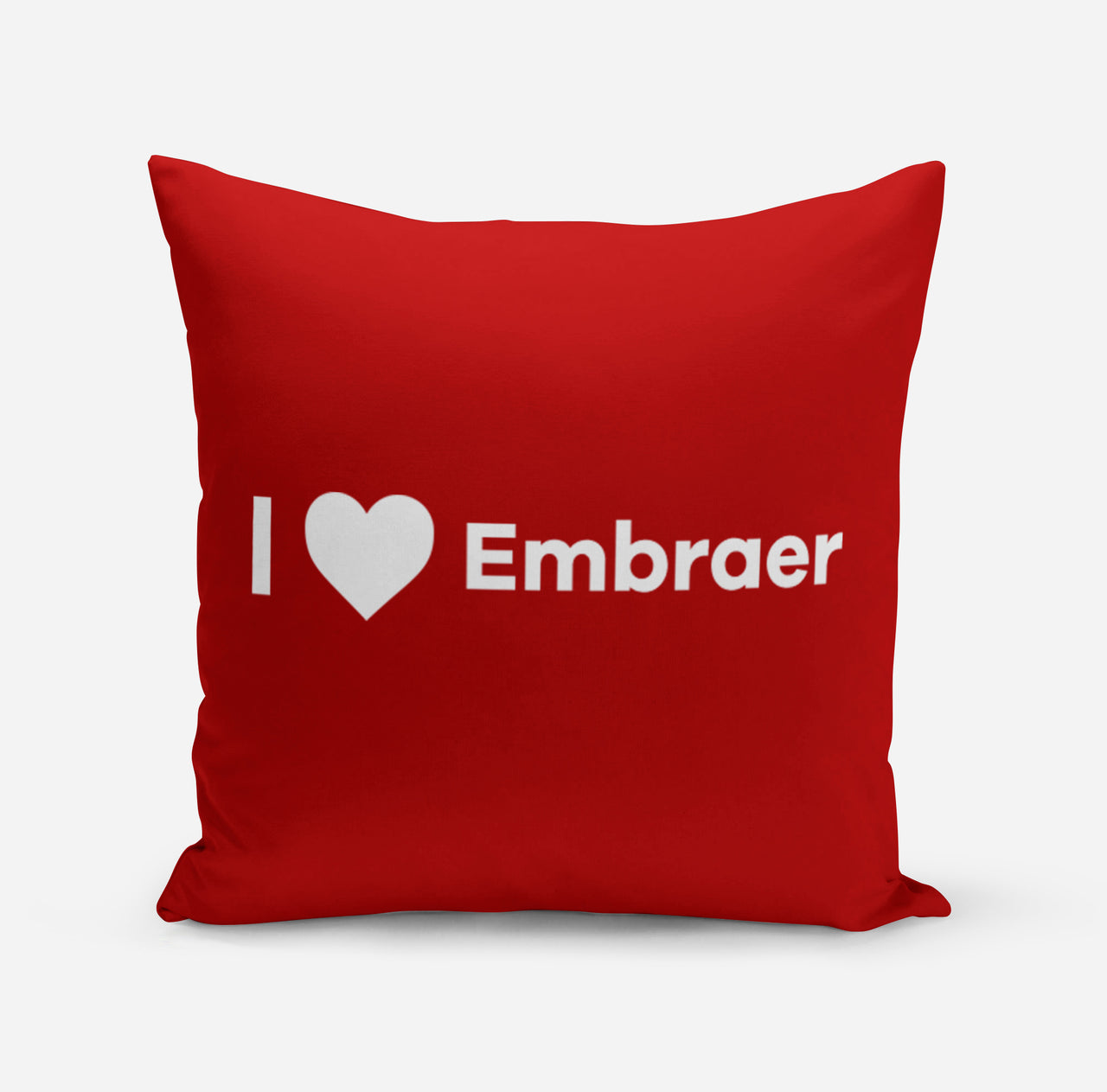 I Love Embraer Designed Pillows