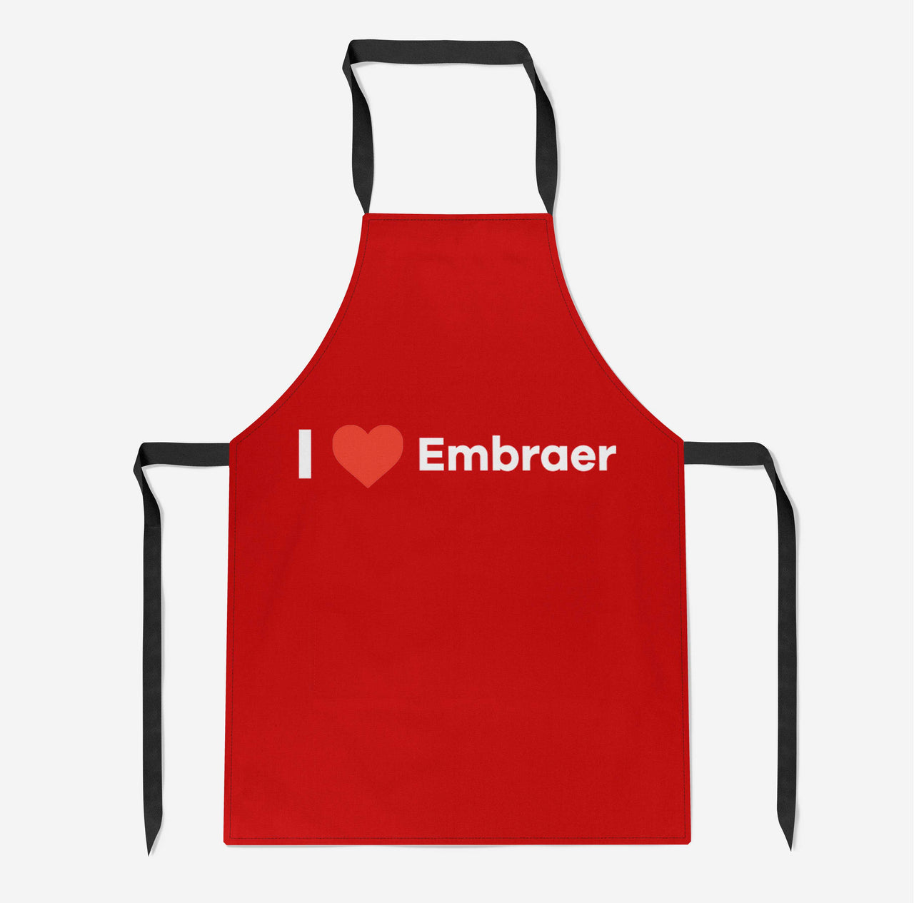 I Love Embraer Designed Kitchen Aprons