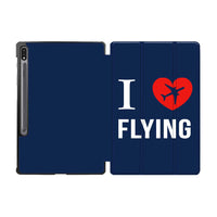 Thumbnail for I Love Flying Designed Samsung Tablet Cases