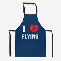 Thumbnail for I Love Flying Designed Kitchen Aprons