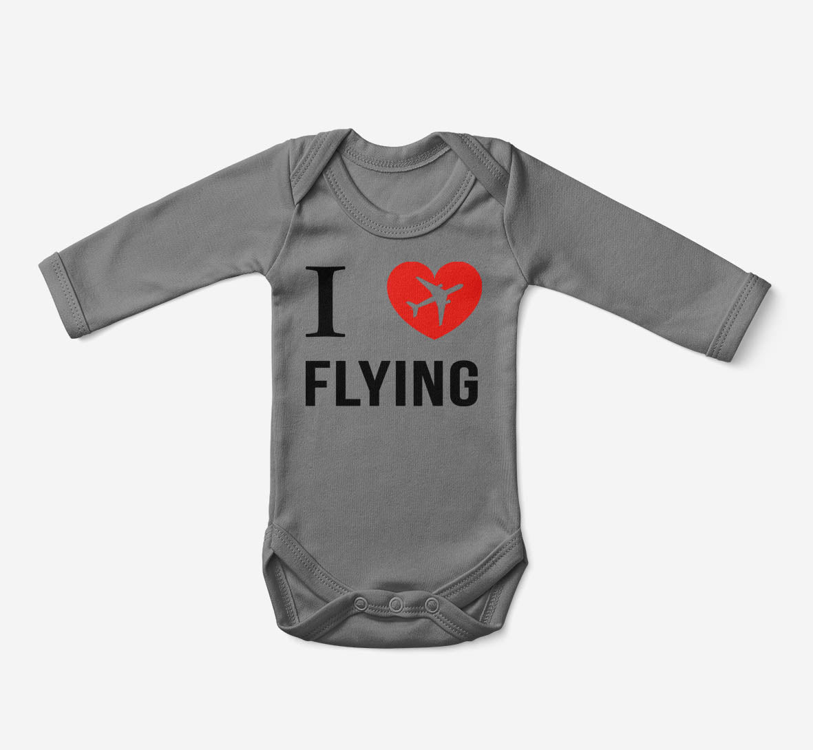 I Love Flying Designed Baby Bodysuits