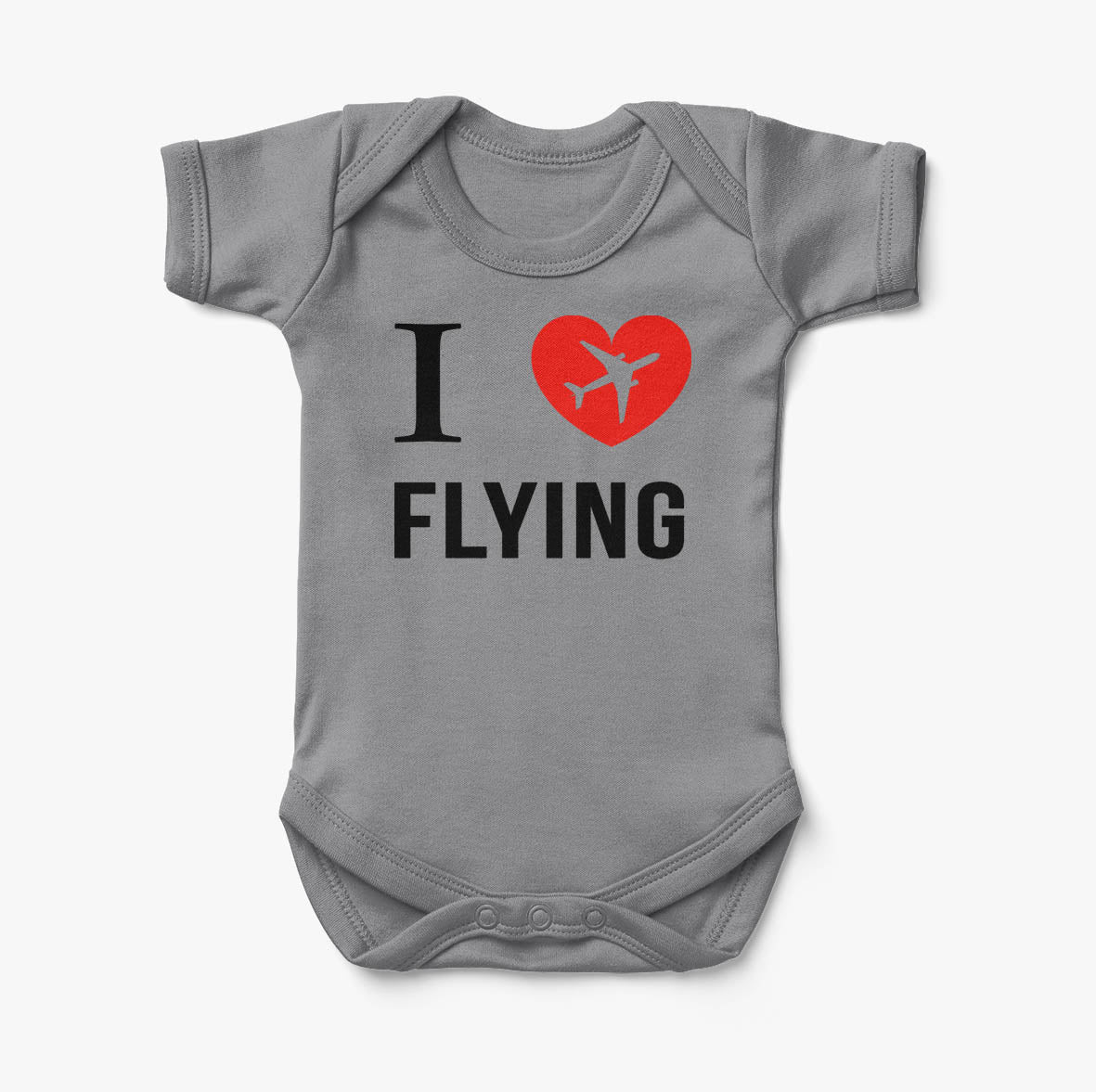 I Love Flying Designed Baby Bodysuits