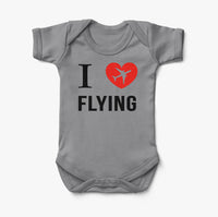 Thumbnail for I Love Flying Designed Baby Bodysuits