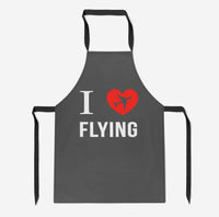 Thumbnail for I Love Flying Designed Kitchen Aprons