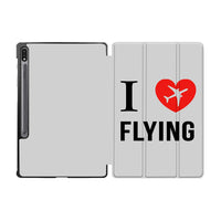 Thumbnail for I Love Flying Designed Samsung Tablet Cases