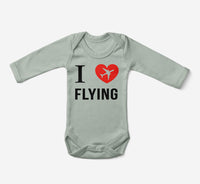 Thumbnail for I Love Flying Designed Baby Bodysuits