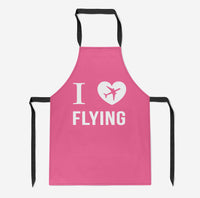 Thumbnail for I Love Flying Designed Kitchen Aprons