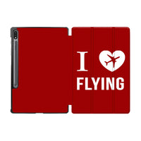 Thumbnail for I Love Flying Designed Samsung Tablet Cases