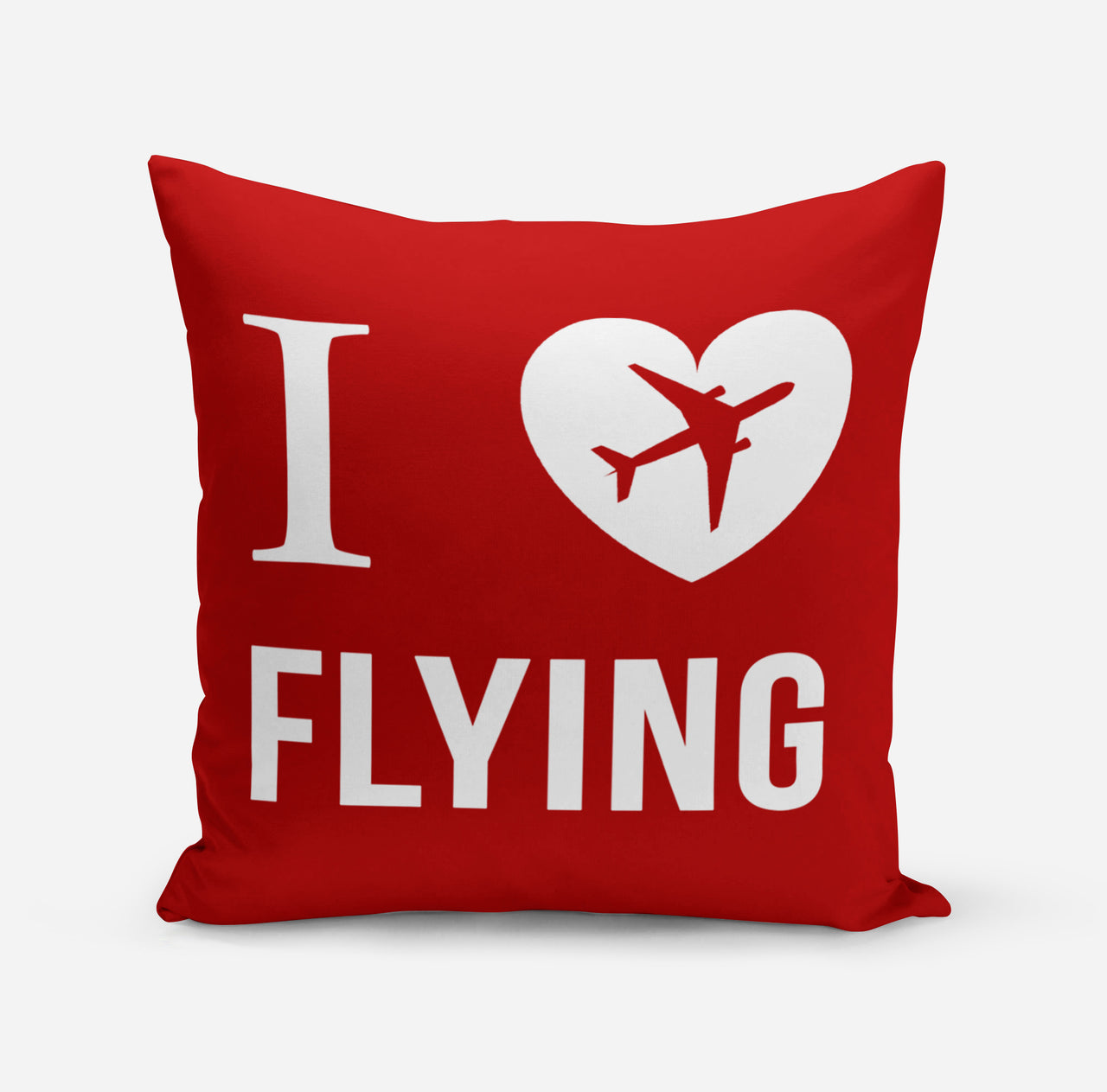 I Love Flying Designed Pillows