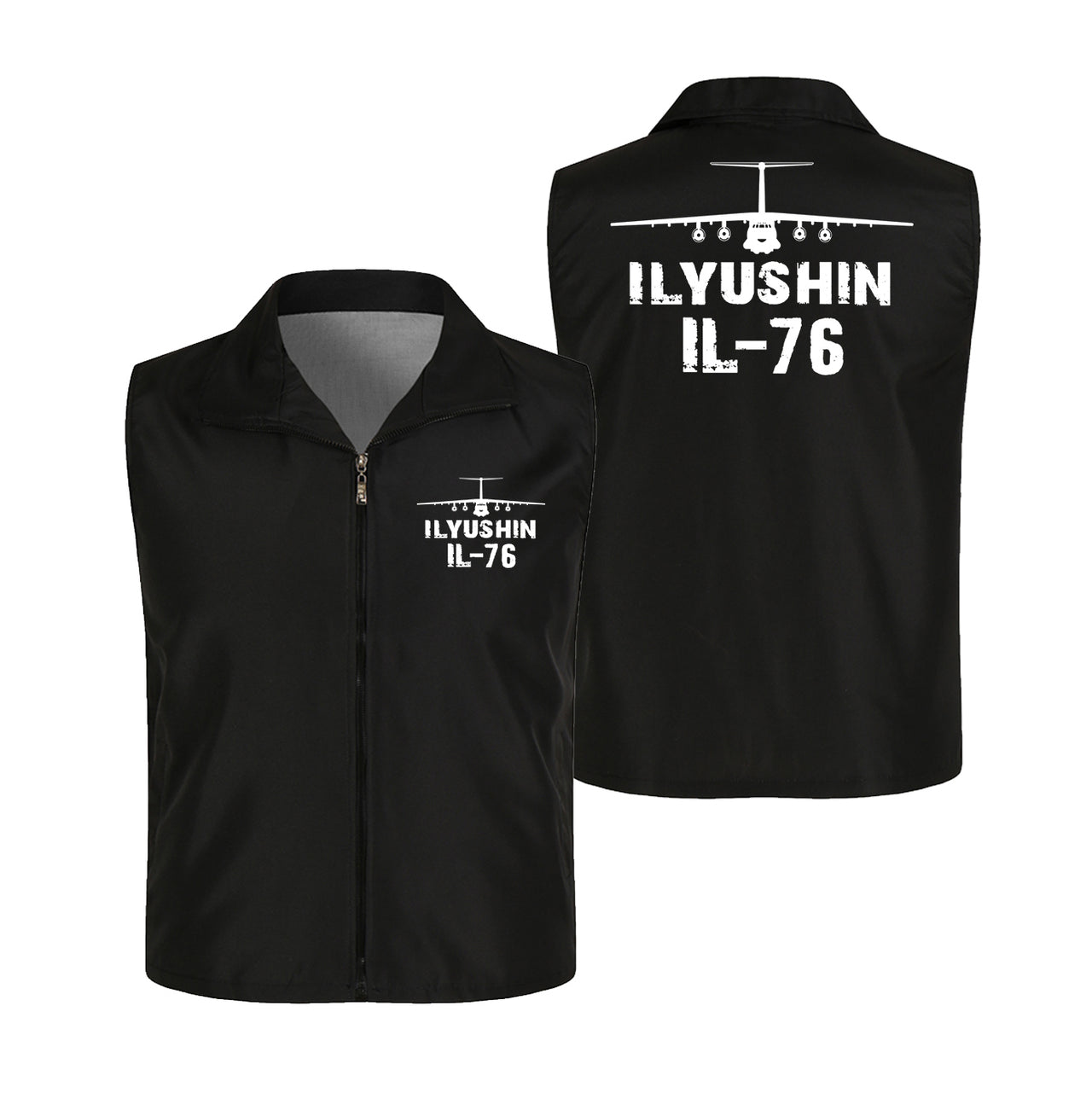 ILyushin IL-76 & Plane Designed Thin Style Vests