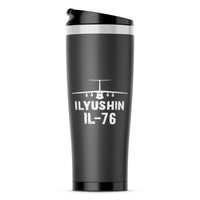 Thumbnail for ILyushin IL-76 & Plane Designed Travel Mugs