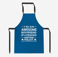 Thumbnail for I am an Awesome Boyfriend Designed Kitchen Aprons