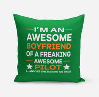 Thumbnail for I am an Awesome Boyfriend Designed Pillows