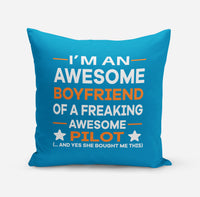 Thumbnail for I am an Awesome Boyfriend Designed Pillows