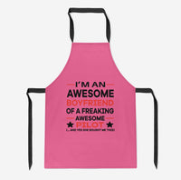 Thumbnail for I am an Awesome Boyfriend Designed Kitchen Aprons