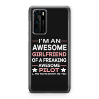 Thumbnail for I am an Awesome Girlfriend Designed Huawei Cases