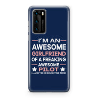 Thumbnail for I am an Awesome Girlfriend Designed Huawei Cases