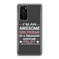 Thumbnail for I am an Awesome Girlfriend Designed Huawei Cases