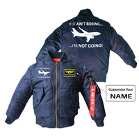 Thumbnail for If It Ain't Boeing I'm Not Going! Designed Children Bomber Jackets