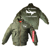 Thumbnail for If It Ain't Boeing I'm Not Going! Designed Children Bomber Jackets
