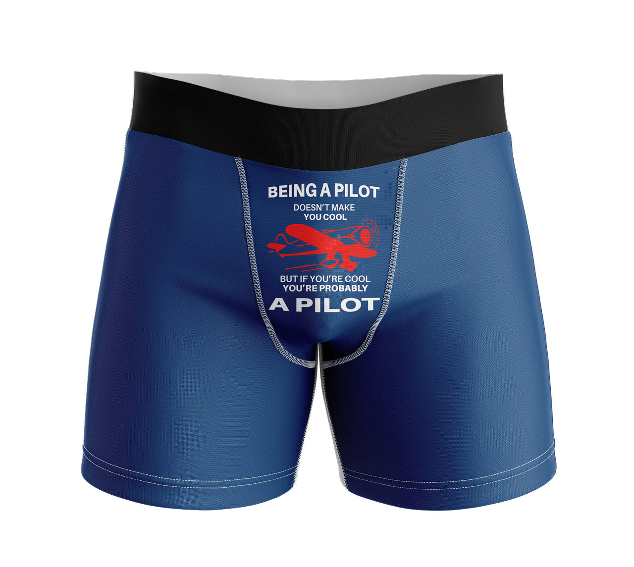 If You're Cool You're Probably a Pilot Designed Men Boxers