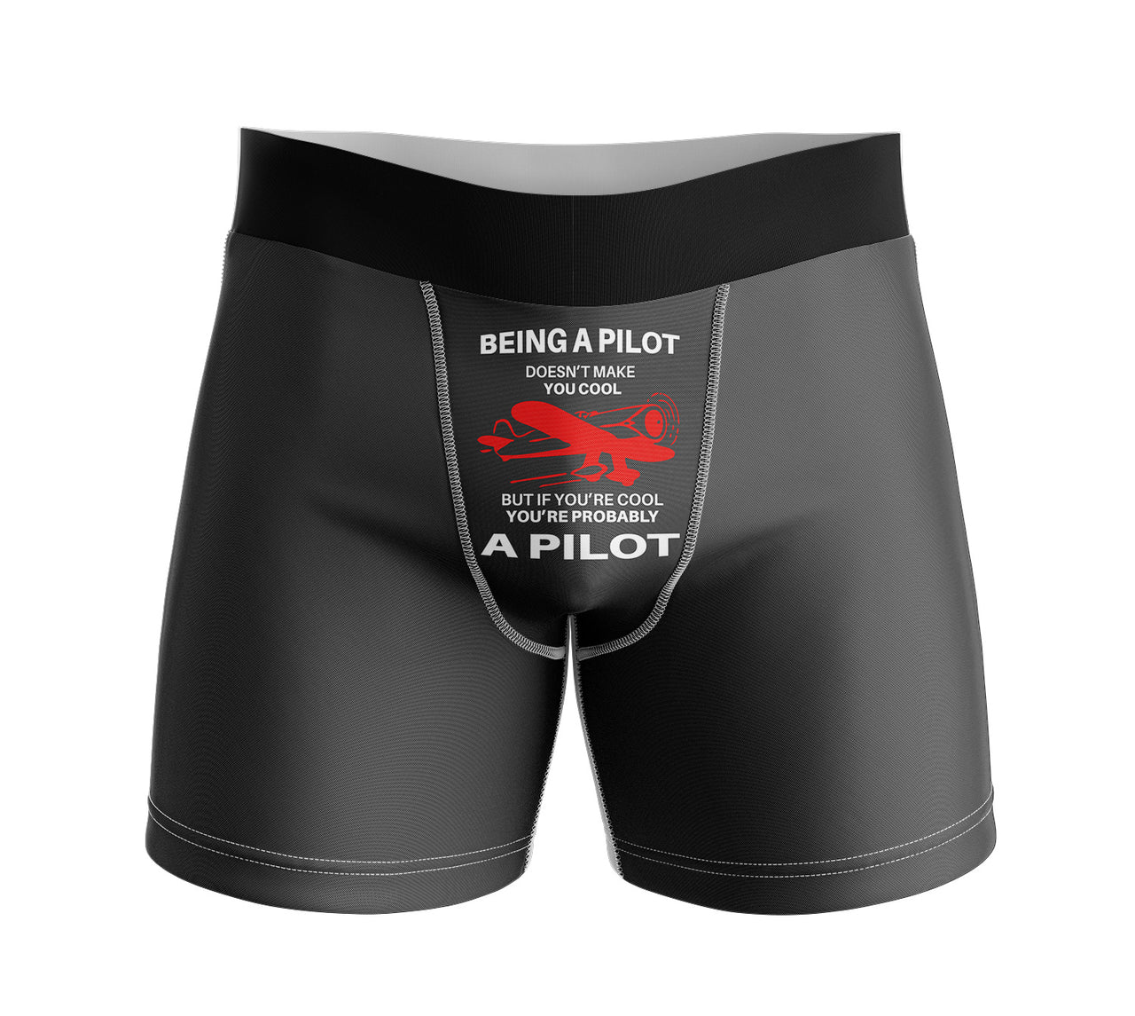 If You're Cool You're Probably a Pilot Designed Men Boxers