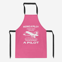 Thumbnail for If You're Cool You're Probably a Pilot Designed Kitchen Aprons