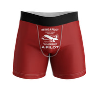 Thumbnail for If You're Cool You're Probably a Pilot Designed Men Boxers