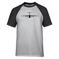 Thumbnail for Ilyushin IL-76 Silhouette Designed Raglan T-Shirts