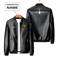 Thumbnail for Ilyushin IL-76 Silhouette Designed PU Leather Jackets