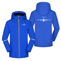 Thumbnail for Ilyushin IL-76 Silhouette Designed Rain Coats & Jackets