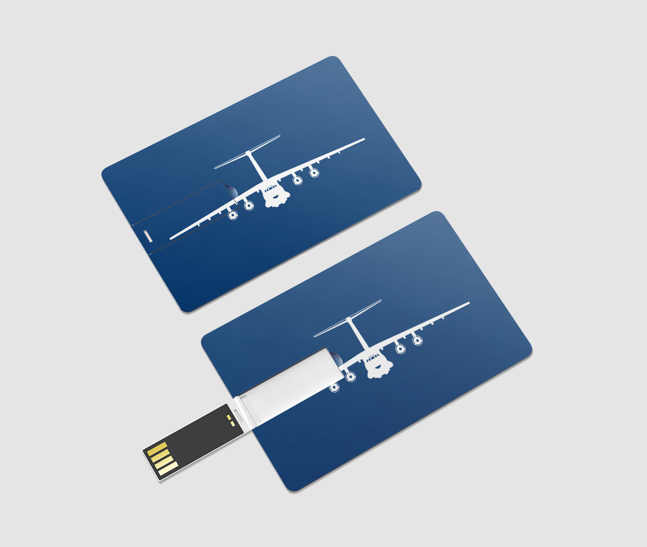 Ilyushin IL-76 Silhouette Designed USB Cards