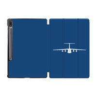 Thumbnail for Ilyushin IL-76 Silhouette Designed Samsung Tablet Cases