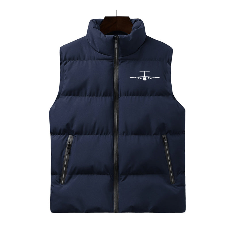 Ilyushin IL-76 Silhouette Designed Puffy Vests