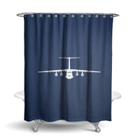 Thumbnail for Ilyushin IL-76 Silhouette Designed Shower Curtains