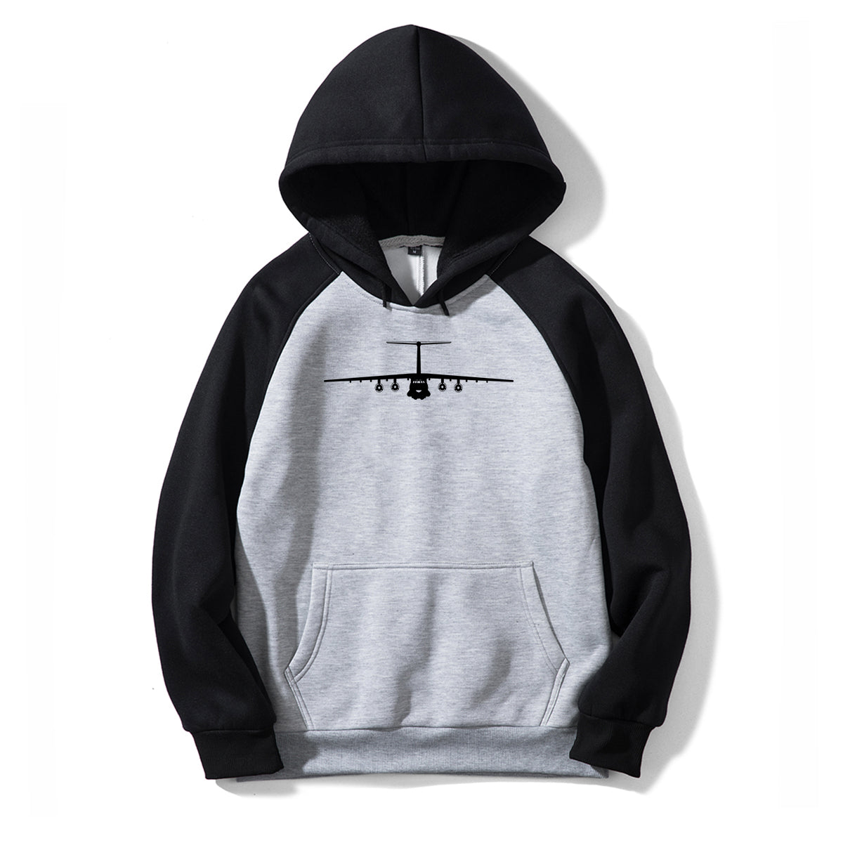 Ilyushin IL-76 Silhouette Designed Colourful Hoodies