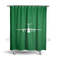 Thumbnail for Ilyushin IL-76 Silhouette Designed Shower Curtains